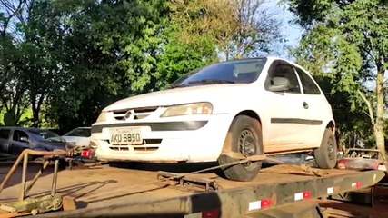 Celta com indicativo de furto é recuperado pela PM