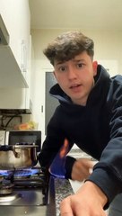 Guy Accidentally Sets His Sleeve on Fire