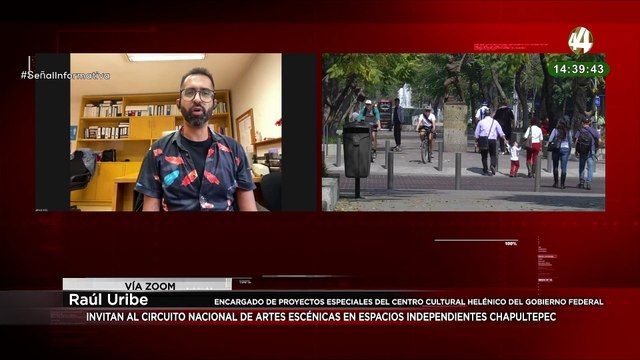 Raúl Uribe habla del Circuito Nacional de Artes Escénicas en Espacios Independientes Chapultepec
