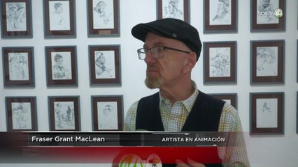 "Ritmos y dibujos", la exposición artística con causa de Fraser Grant MacLean