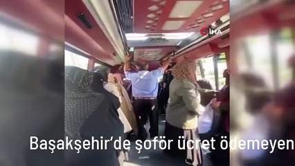 Video herunterladen: Başakşehir'de şoför ücret ödemeyen öğrencileri minibüsten indirdi