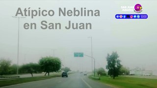 Neblina, en San Juan, Argentina.