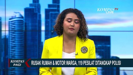 119 Pesilat di Jombang Buat Onar dengan Rusak Rumah Hingga Mobil Polisi!