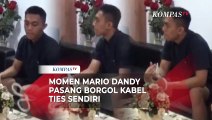 Terekam Kamera, Mario Dandy Pasang Borgol Kabel Ties Sendiri