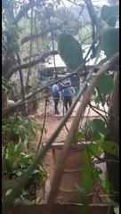 Olanchano trata de escaparse de la Policia