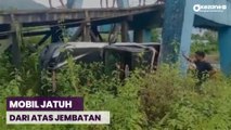 Lantai Jembatan di Jambi Lapuk, Mobil Warga Jatuh dari Atas Jembatan