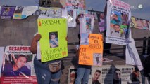 Marchan familiares y amigos de los cinco jóvenes desaparecidos en exigencia de avances en el caso