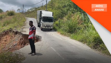 Penduduk bergadai nyawa guna jalan rosak