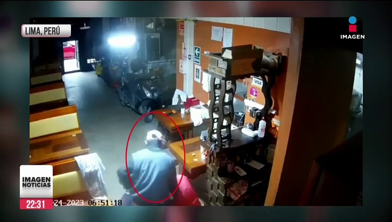 Dueño de restaurante abatió a un sujeto que int...