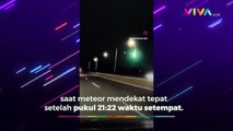 Meteor Biru Tabrak Bumi, Langit Australia Benderang