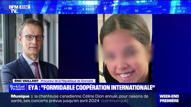 Eya retrouvée: Éric Vaillant, procureur de la République de Grenoble, a salué la formidable coopération internationale