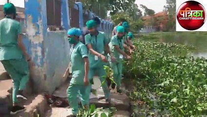 Watch video : पत्रिका अमृतं जलम् : ओम हॉस्पिटल की टीम ने किया श्रमदान