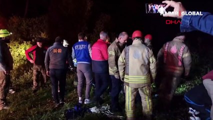 Beykoz'da kuyuya düşen bir kişi ve kedi kurtarıldı