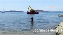 Bodrum'da deniz çayırlarına zarar veren çalışma durduruldu