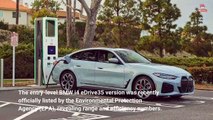 2023 BMW i4 eDrive35 EPA Range Confirmed: 256 Miles