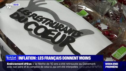 Inflation: les dons des Français en hausse de seulement 1% en 2022