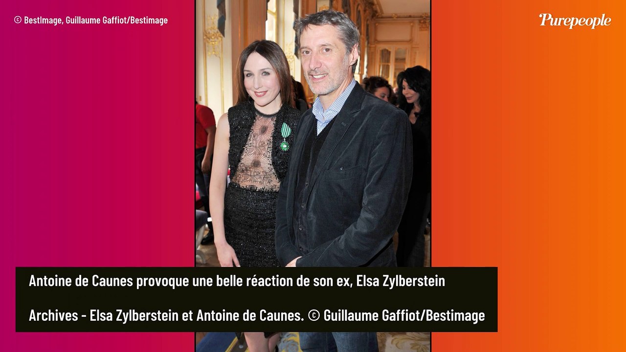 Antoine de Caunes embrasse langoureusement un célèbre journaliste et fait réagir son ex, Elsa Zylberstein !