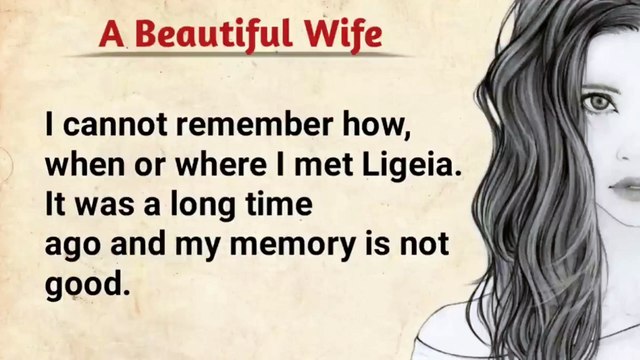 Learn English Through Stories | A Beautiful Wife | English Stories With Subtitle |