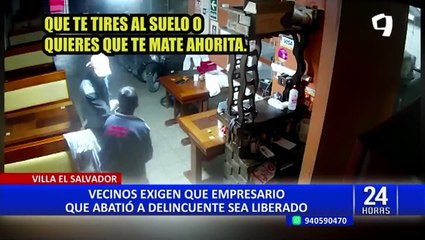 VES: madre de delincuente abatido por dueño de chifa pide justicia