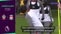 Salah's 'devastated' post was an apology to Liverpool fans - Klopp