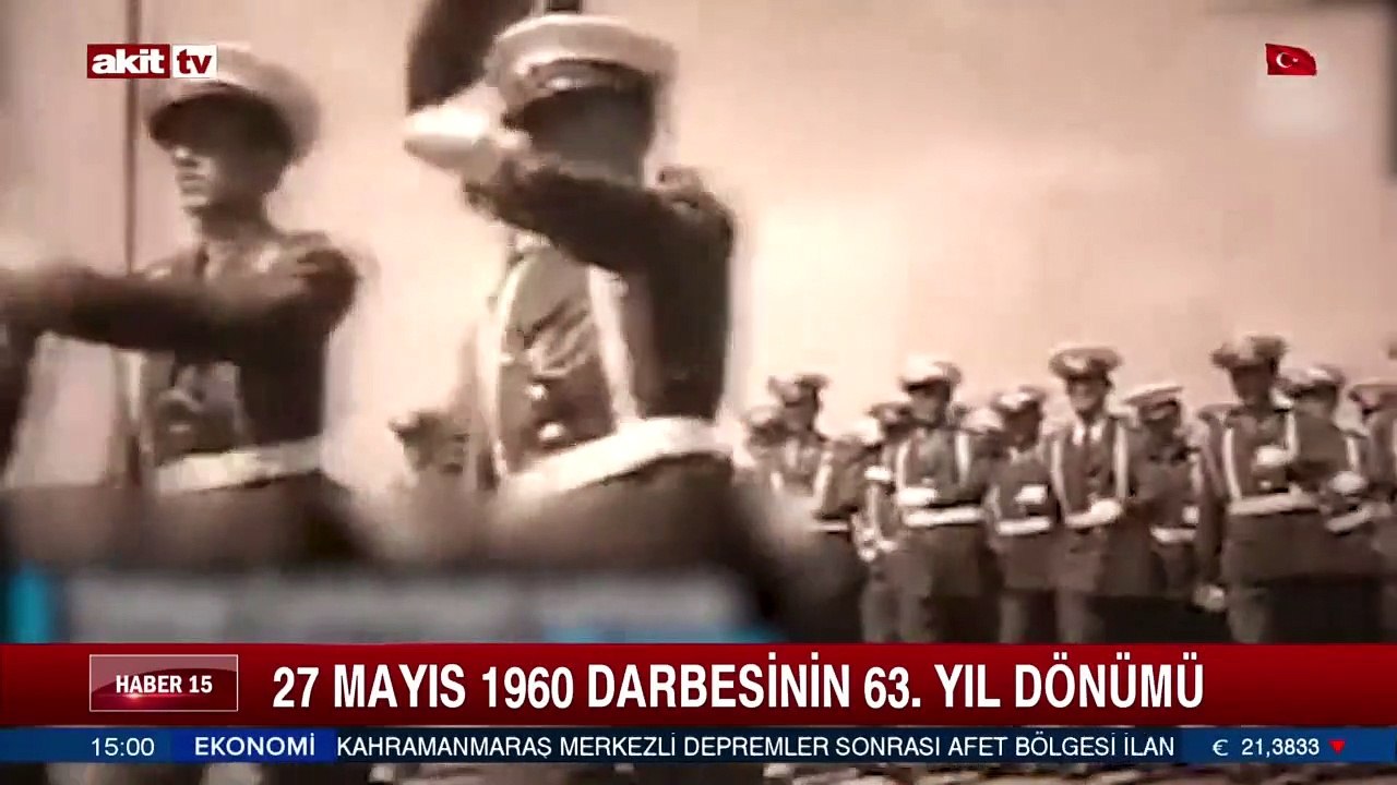 27 Mayıs 1960 darbesinin 63. yıl dönümü