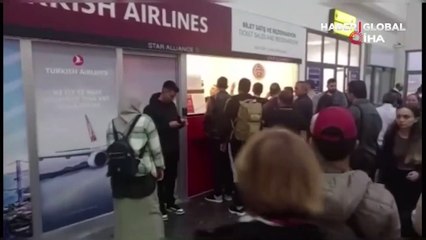 Kanadına kuş çarpan THY'ye ait uçağın seferi iptal edildi