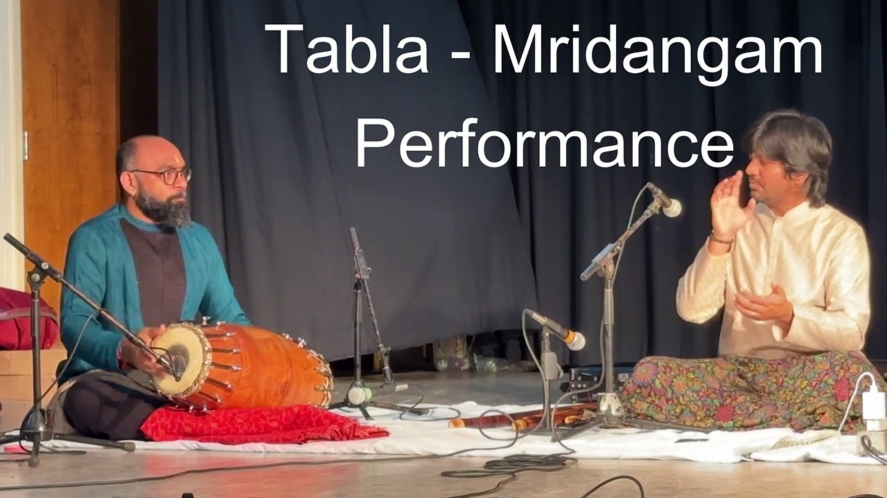 Tabla And Mridangam Performance at Sangeet Sargam Concert video