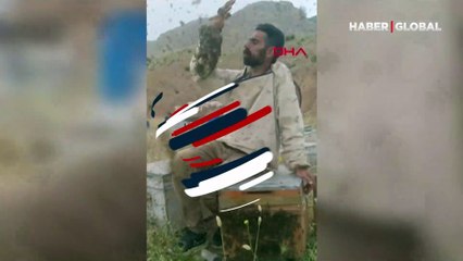 Hayrete düşüren anlar! Koruyucu kıyafet giymeden arılarla böyle görüntülendi