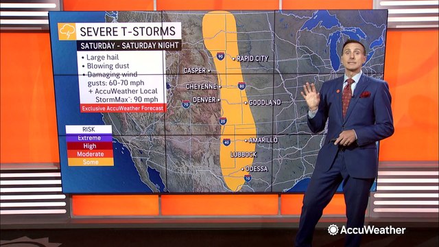Severe thunderstorms could disrupt holiday weekend plans