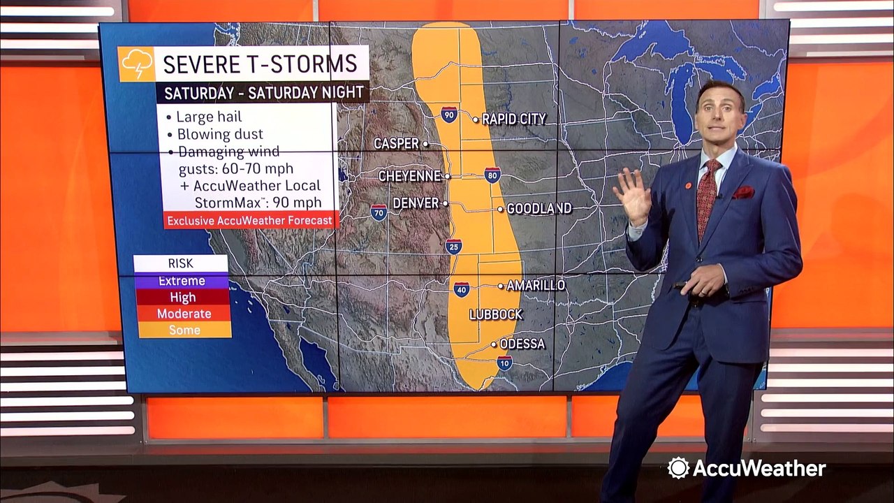 Severe thunderstorms could disrupt holiday week...
