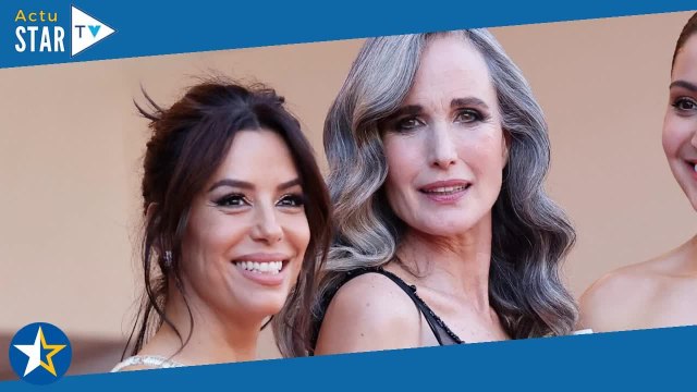 Eva Longoria met Cannes à ses pieds : sa silhouette sublimée, Andie MacDowell assume ses cheveux gri