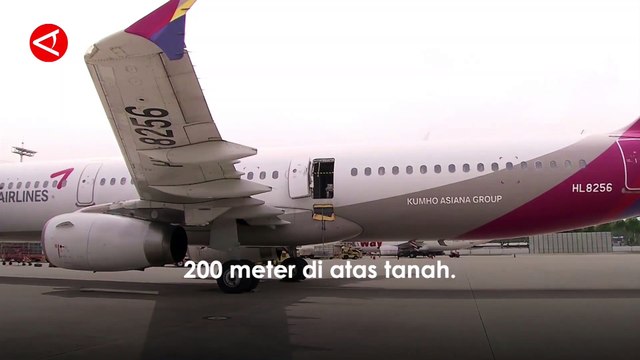 Insiden Pintu Darurat Dibuka Penumpang, Pesawat Asiana Airlines Mendarat di Korea Selatan