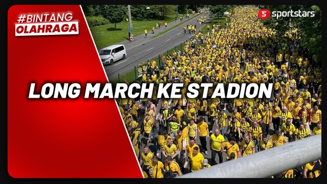 Jelang Laga Penentu Lawan Mainz, Ribuan Suporter Borussia Dortmund Long March ke Stadion