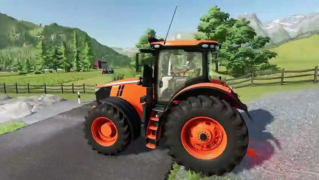 Farming Simulator 22 094 - COLORED JOHN DEERE TRACTORS DEATH RUN