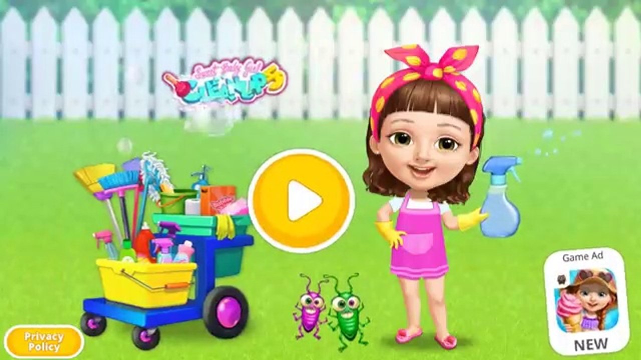 Fun Care Kids Game - Sweet Baby Girl Cleanup 5 - Messy House Makeover - Fun Cleaning Games For Girls