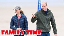 Kate and William will be spending 'family time' next week while their kids are on holiday