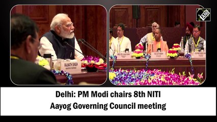 PM Modi chairs 8th NITI Aayog Governing Council meeting