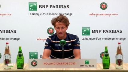 Roland-Garros 2023 - Casper Ruud : "I'm in a different position this year than I was at the start of the tournament last year"