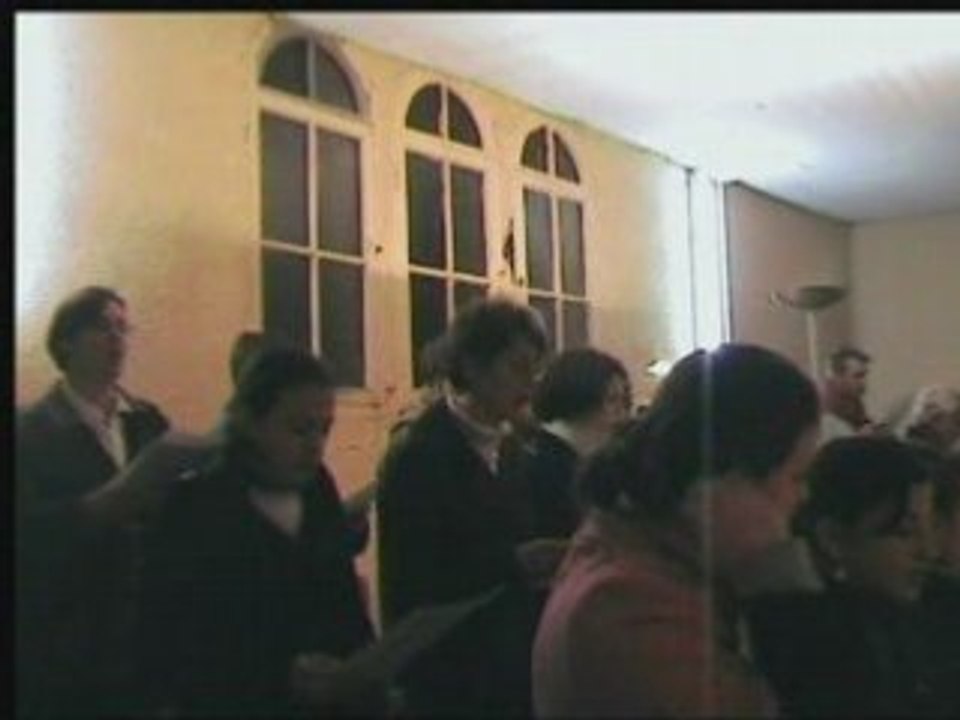 Messe de la nuit de Pâques, chorale