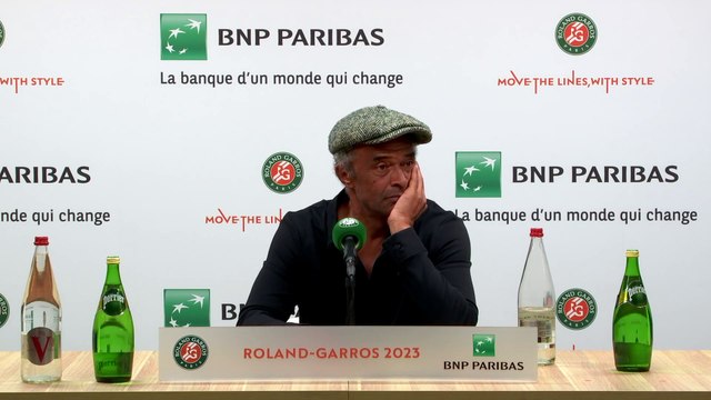 Roland-Garros 2023 - Yannick Noah sur la dépression de Lucas Pouille : J'ai vu le problème arriver bien avant qu'il gagne la Coupe Davis