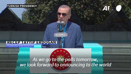 Erdogan praises participation rates ahead of Turkey vote