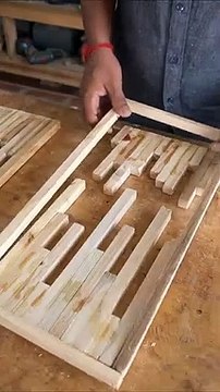 Craft Wood Design and Making indoor Wooden Chair #woodworking #shorts #chair #design