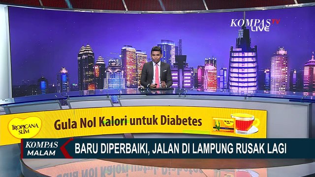 Baru Diperbaiki, Jalan di Lampung Sudah Rusak Lagi!