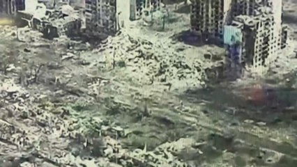 Las impactantes imágenes a vista de dron de Bajmut