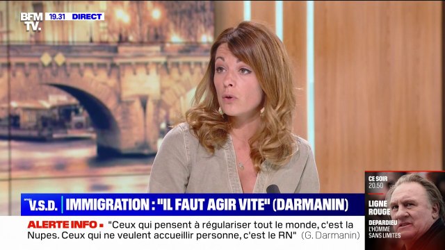 Projet de loi immigration: C'est le texte le plus ferme depuis les 20 dernières années , affirme la députée Renaissance Maud Bregeon