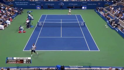 Federer vs Gasquet US Open 2015