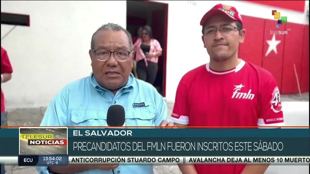 El Salvador: Precandidatos presidenciales del FMLN fueron inscritos para las elecciones de 2024