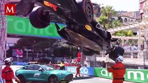 Sergio 'Checo' Pérez chocó en la qualy del Gran Premio de Mónaco; saldrá en último lugar