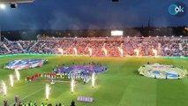 Así sonó el himno de España en la final de la Copa de la Reina celebrada en Butarque