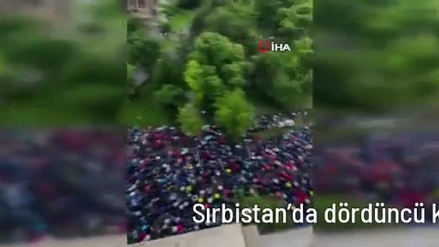 Sırbistan'da dördüncü kez hükümet karşıtı protesto